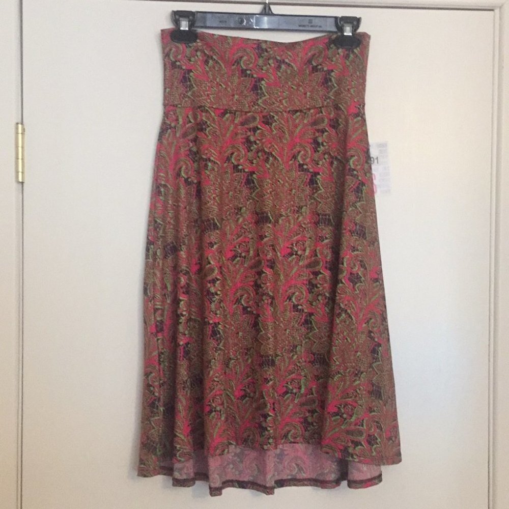 S LuLaRoe Azure Skirt H04 1310